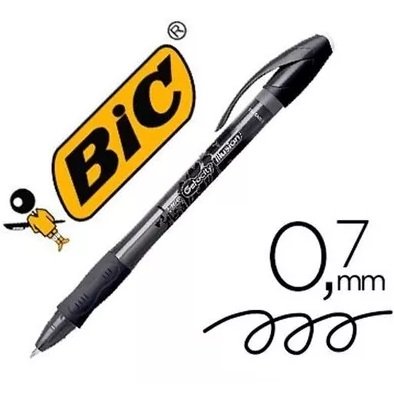 LAPICERA BORRABLE BIC " GELOCITY " TINTA NEGRA (c/ Repuesto Exclusivo Bic)