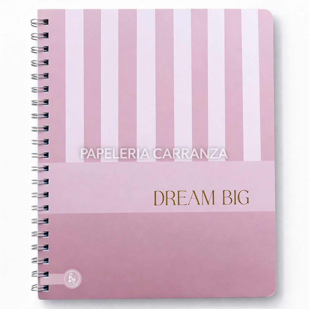 CUADERNILLO C/ ESPIRAL SEMI RIGIDO A4 RY " DREAM " 80 HOJAS PREMIUM