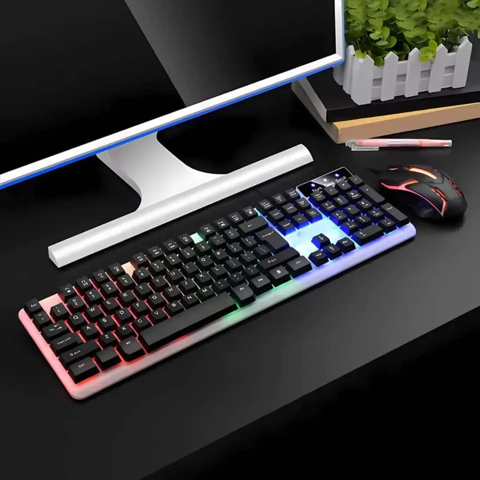 COMBO GAMER - XAEA LUMENX NEGRO - RETROILUMINADO (Teclado+ Mouse) (copia)