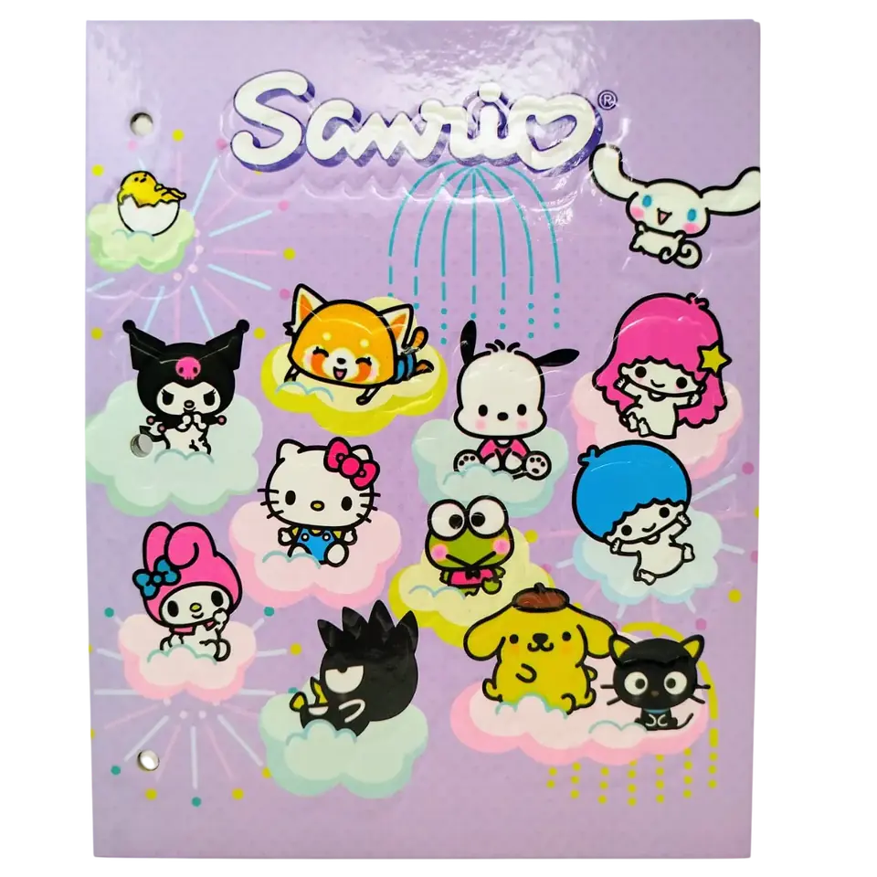 Tapa de Carpeta Escolar N3 " SANRIO "