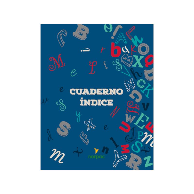 CUADERNOS ** CON INDICE **  14 X 20 A5 NORPAC