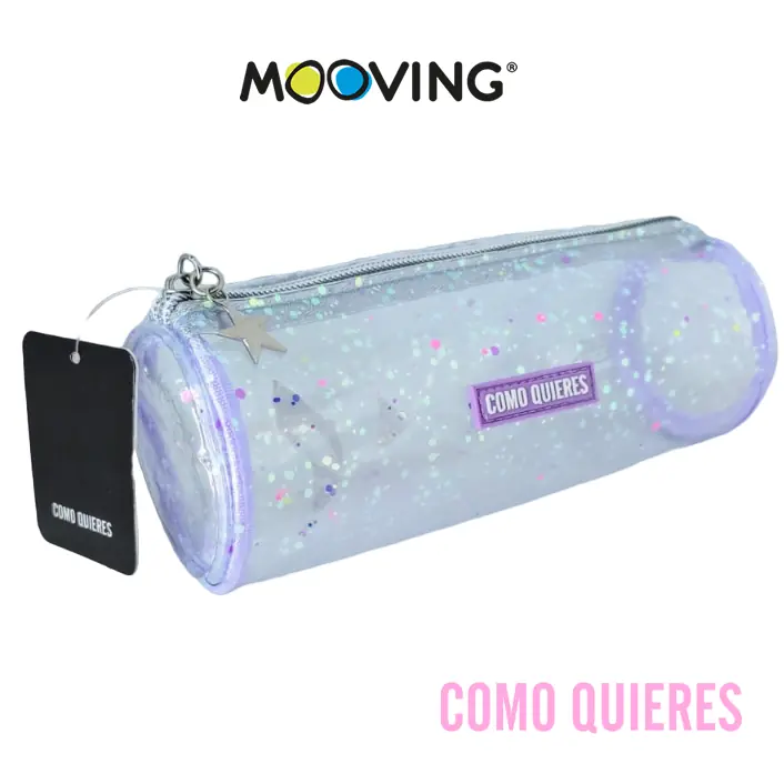 CARTUCHERAS MOOVING "TRANSPARENTE" TUBO COMO QUIERES