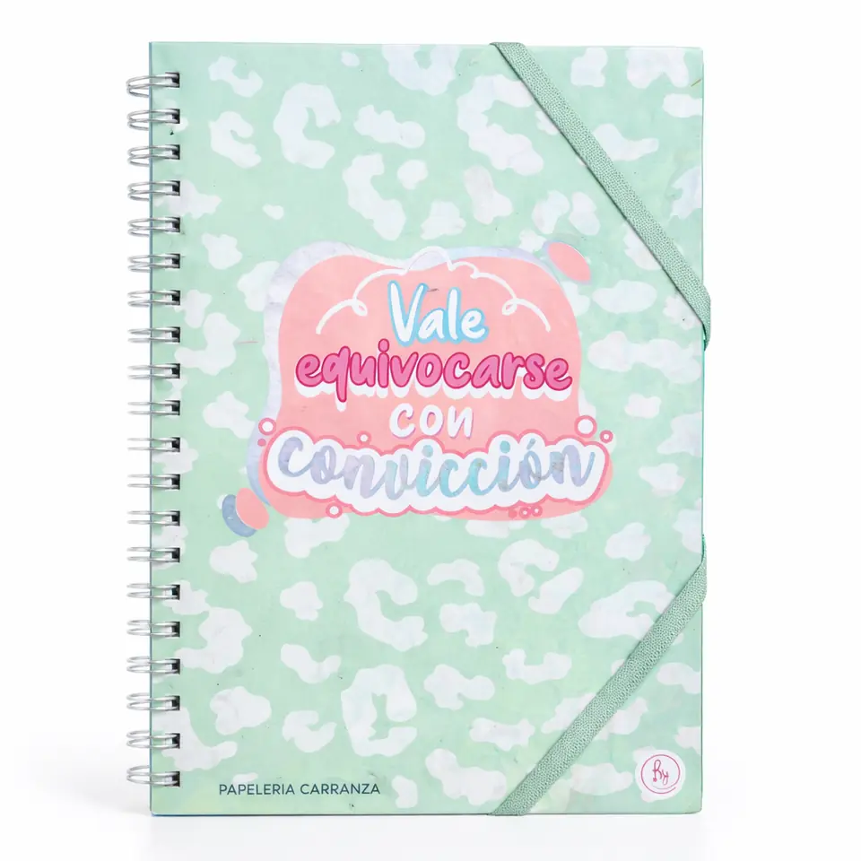 CUADERNOS UNIVERSITARIO C/ ESPIRAL 28 X 20 ” CONVICCION ” A4 RY DESIGN CUADRICULADO