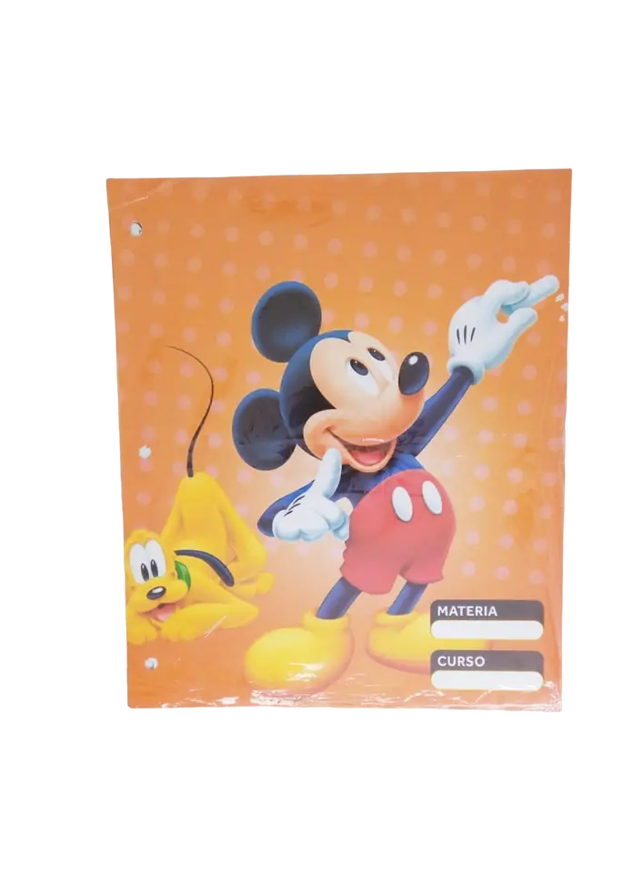 Separadores de Materias "Mickey" Tamaño Escolar (Fantasia)