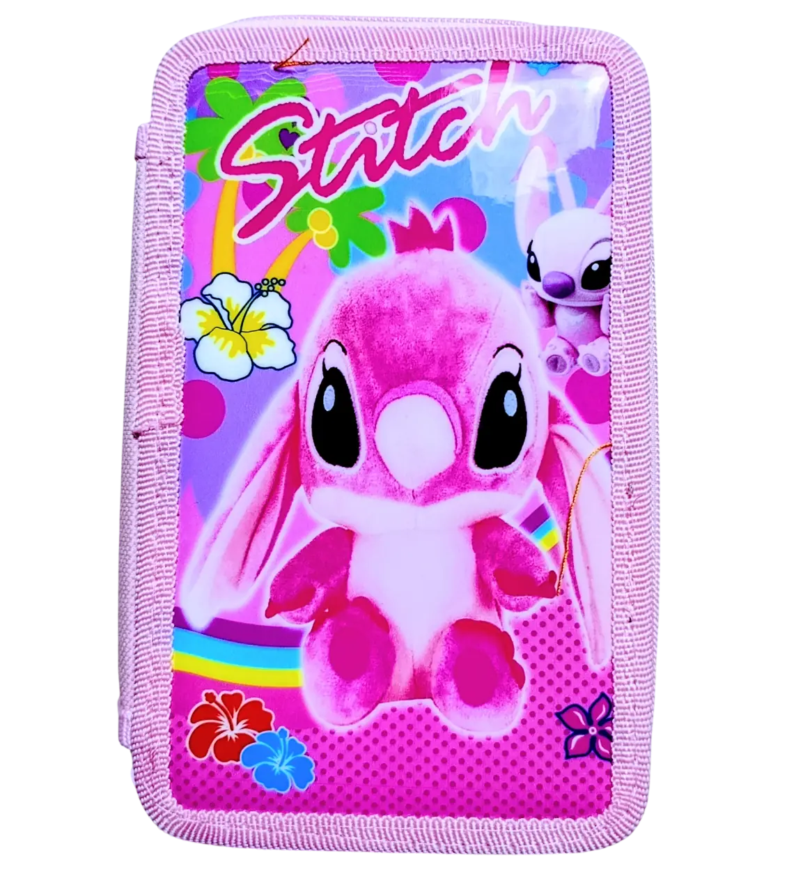CARTUCHERAS "STITCH" 2 PISOS + UTILES