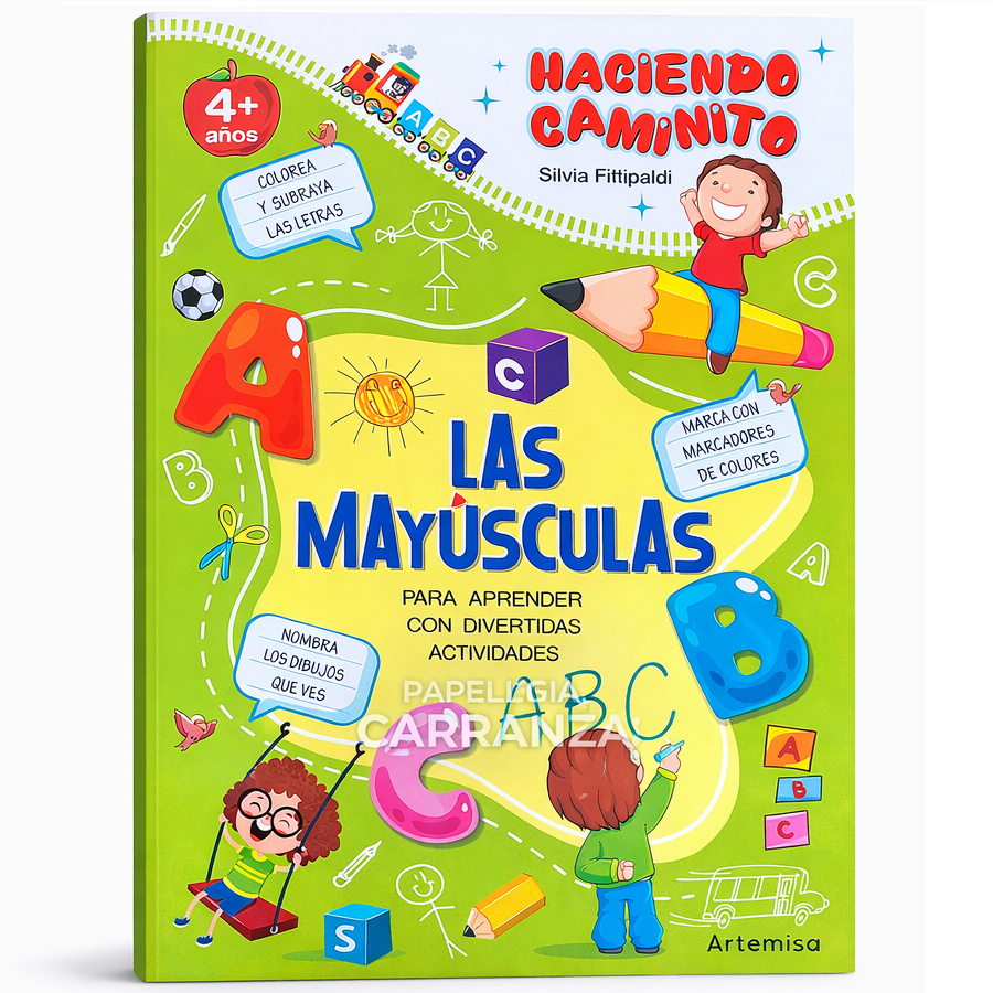 Librito Artemisa " LAS MAYUSCULAS " Educativo 29x21 Aprende con Divertidas Actividades