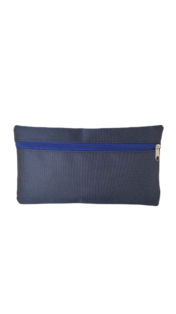 CARTUCHERAS PLANAS "AZUL BITONO" TAMAÑO MEDIANO
