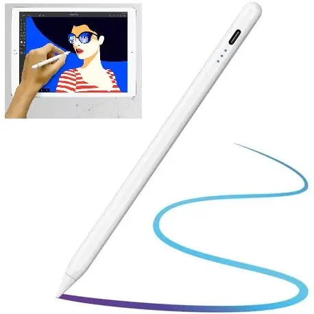 Lapiz Optico * Stylus * Punta Fina (Celular Tablet Juegos Dibujos Firmas) RECARGABLE