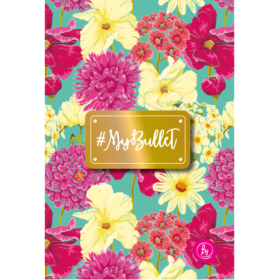 Libretas RY Design "Flores Verde" 10 x 15 Flexibles