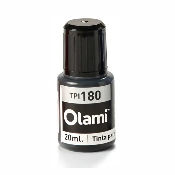 Tinta para Marcador de Pizarra Recargable " OLAMI NEGRO " 20 ml