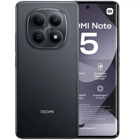 XIAOMI - REDMI NOTE 15 NEGRO - 256GB ALM 8Gb RAM - Liberado // GARANTIA 3 Meses //