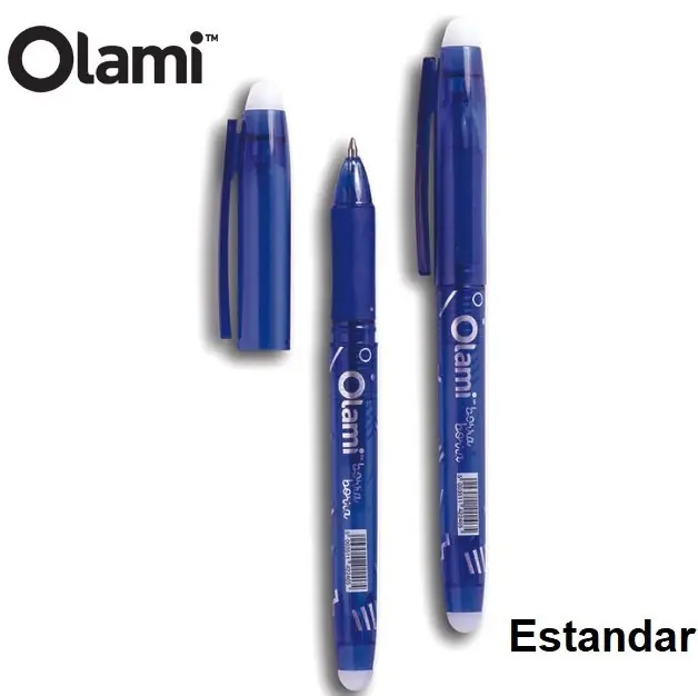 LAPICERA BORRABLE OLAMI TINTA AZUL (c/ Repuesto Estandar)