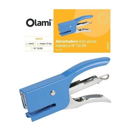 Abrochadora OLAMI Tipo Pinza Numero 10 Metal (12 Hojas)