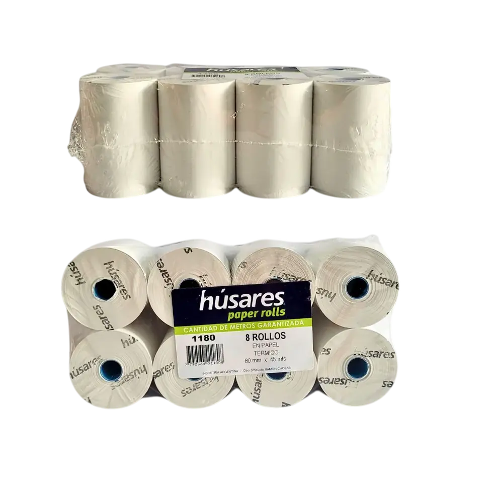 Rollos Térmico 80 x 45 (x Paquete de 8 Unidades)