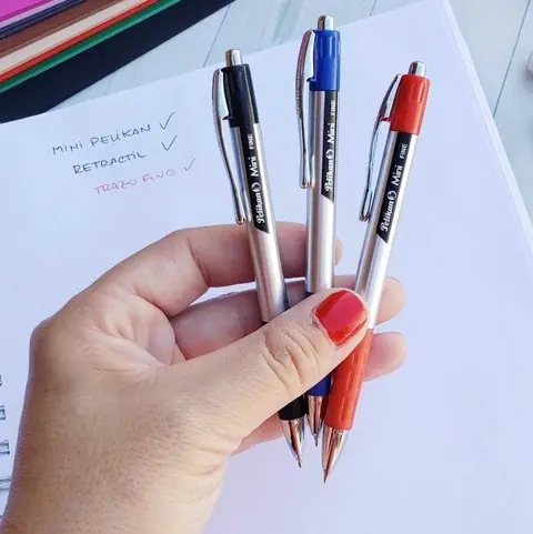 Lapiceras Pelikan Mini Trazo Ultra Fino Retractil