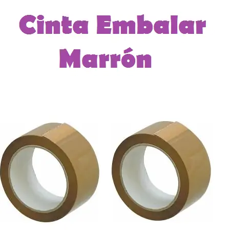 CINTA ADHESIVA " Marrón " DE EMBALAR 48 X 50 MTS Stiko