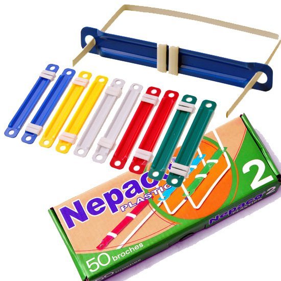 Broche Nepaco Caja x 50 unidades (PLASTICO)