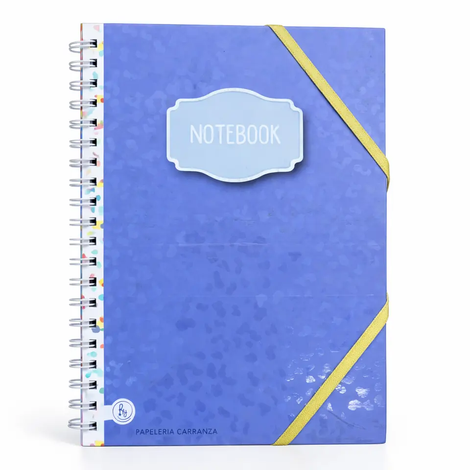CUADERNOS UNIVERSITARIO C/ ESPIRAL 28 X 20 CUADRICULADO” NOTEBOOK LILA ” A4 RY DESIGN