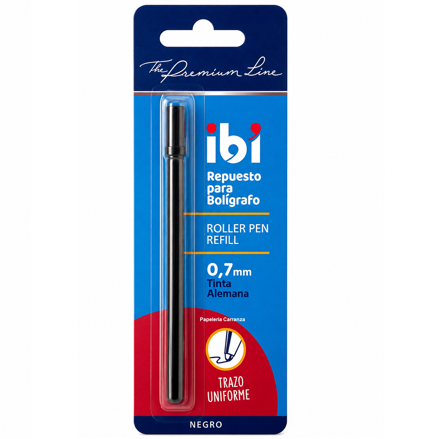 Repuesto de Lapiceras Ibi *Negro Tipo Parker* Roller Pen Refill 0.7mm