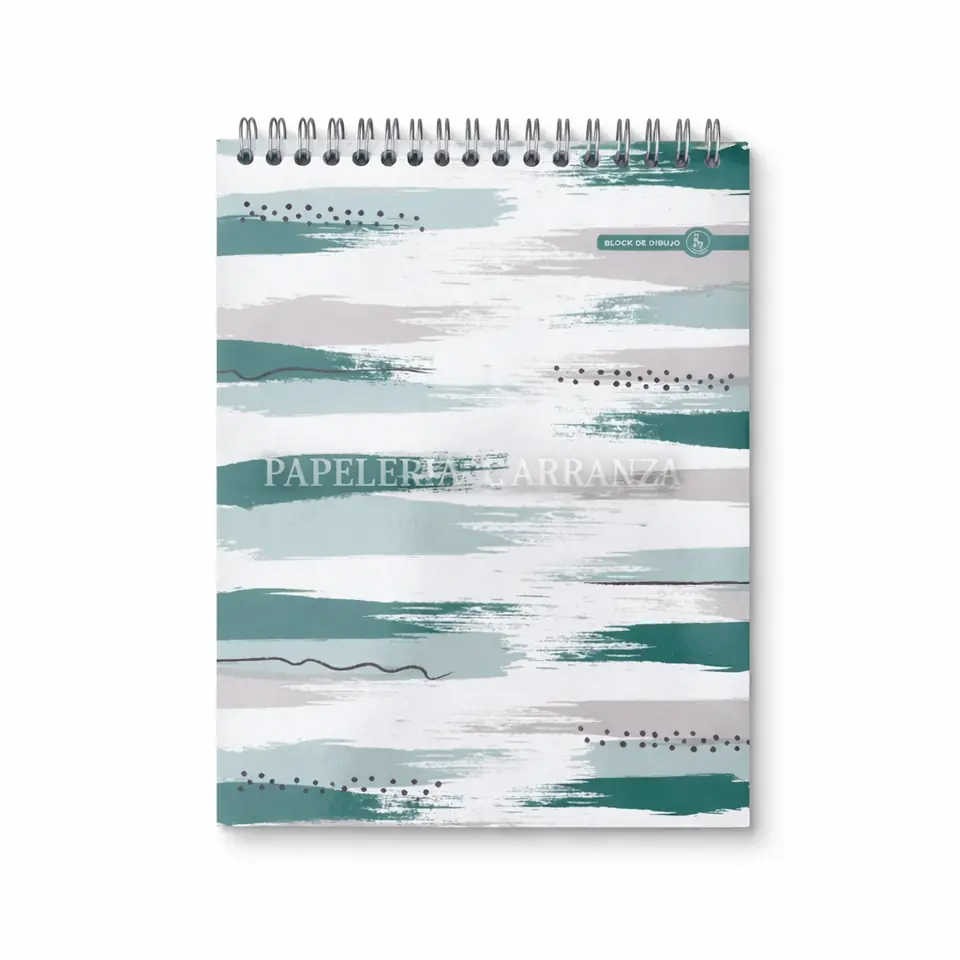 BLOCK DE DIBUJO C/ ESPIRAL A5 ” ACQUA ” 120 GR RY DESIGN (Chico)