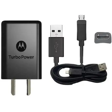 Cargador para Celular * MOTOROLA * V8 MICRO USB 3.0 A TURBO POWER 30+