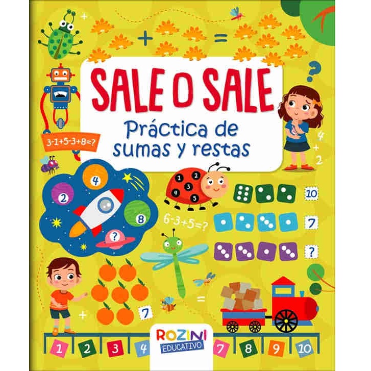 Librito Rozini SALE O SALE " practica de SUMAS Y RESTAS " Educativo 19x23