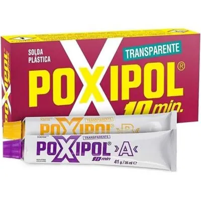Pegamento Poxipol Transparente 10 Minutos 16g