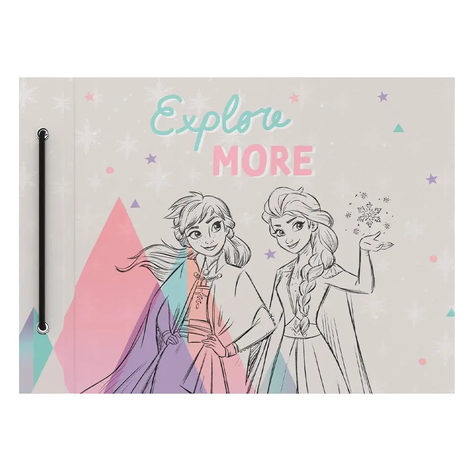 Tapa de Carpeta de dibujo N5 " FROZEN BLANCO " PPR