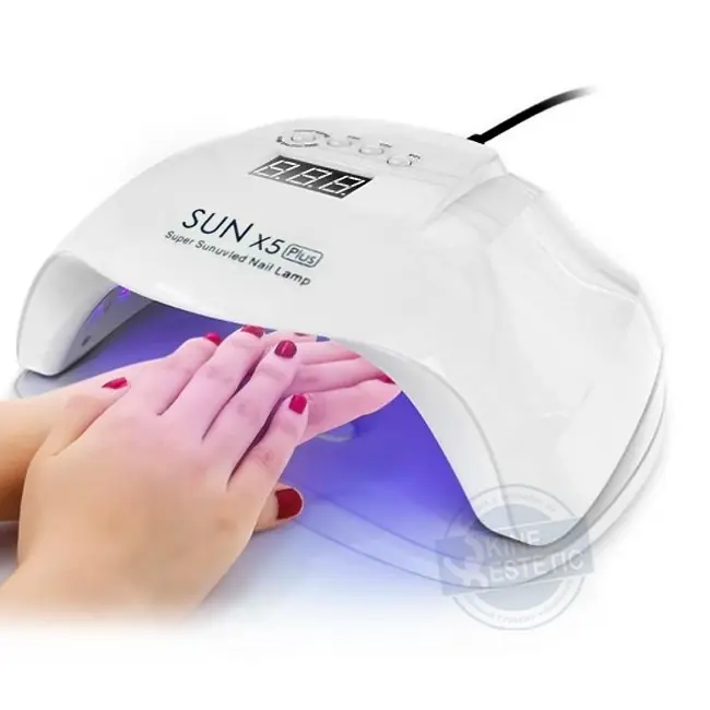 Cabina para Uñas 36 LEDS "SUN X5 Plus" 80w (CON BASE)