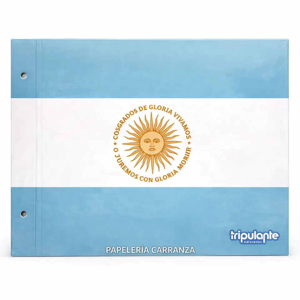 Tapa de Carpeta de dibujo N5 " ARGENTINA " TRIPULANTE