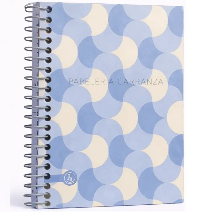 Libretas c/ espiral Ry Design CELESTE Num 60 (De Bolsillo) ** CON INDICE ** Rayadas 40 Hojas
