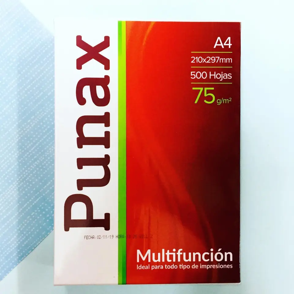 Resma de Papel " Punax " A4 75 Gr
