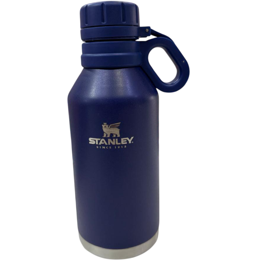 Botellón Viajero Térmico Acero Inoxidable "TRAVEL AZUL SIMIL STANLEY 1.2 Litros" Doble capa con Manija (Frio / Caliente)