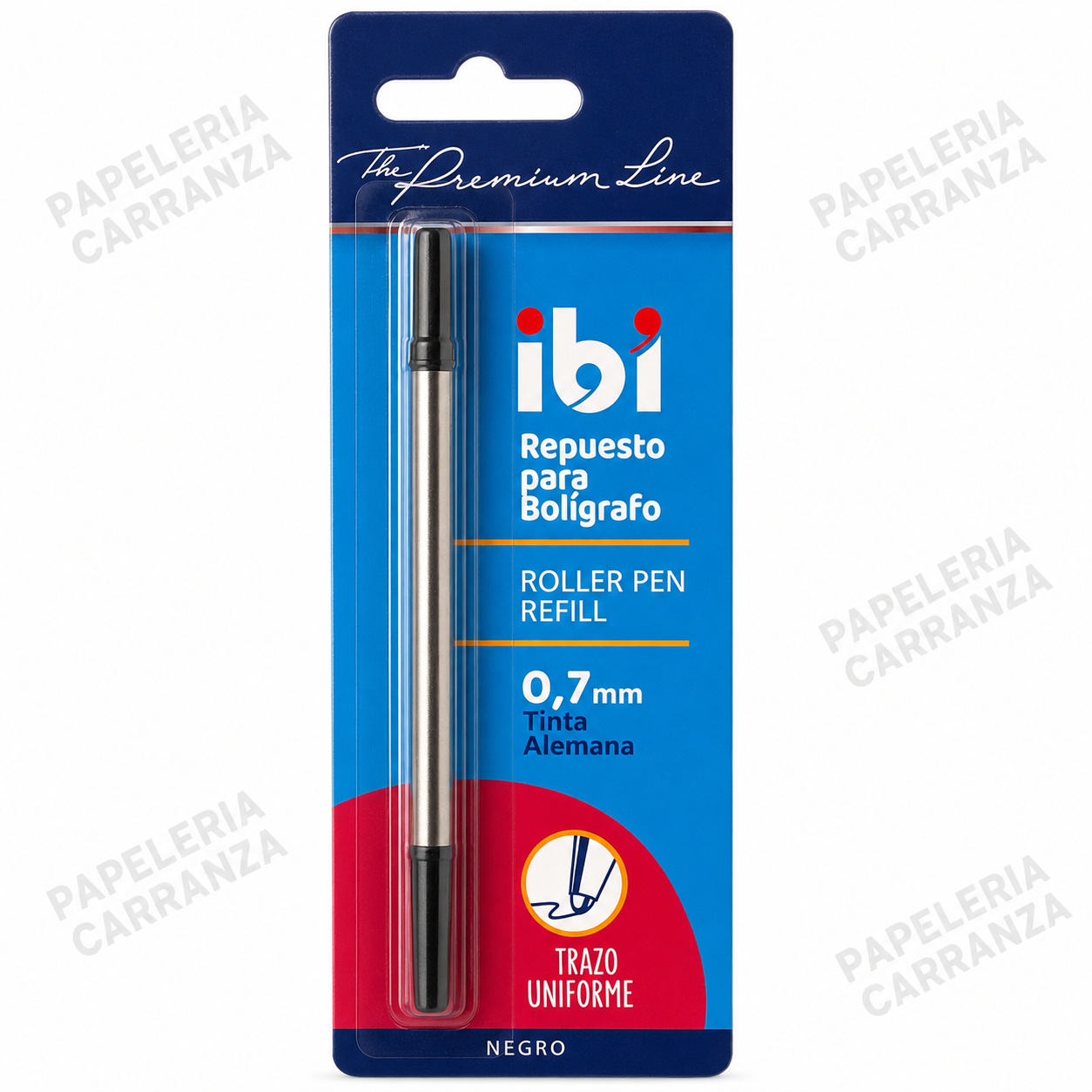Repuesto de Lapiceras Ibi *Negro Tipo Parker* Roller Pen Refill 0.7mm BLOATING BALL