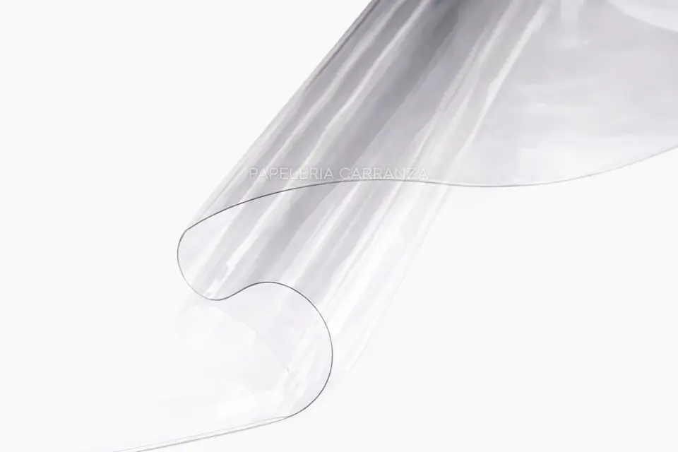 Plastico Cristal 50 x 70 para Forrar -sin adhesivo- GRUESO ( Super Resistente )