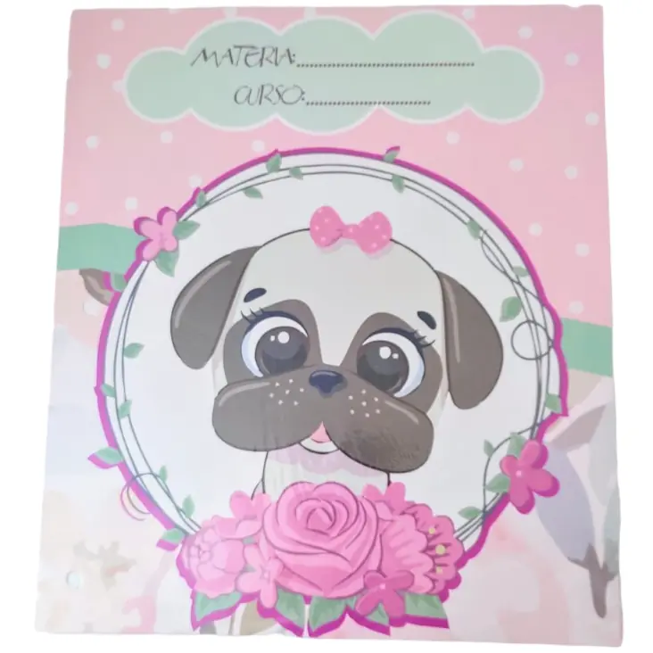 Separadores de Materias "Perritos" Tamaño Escolar (Fantasia)