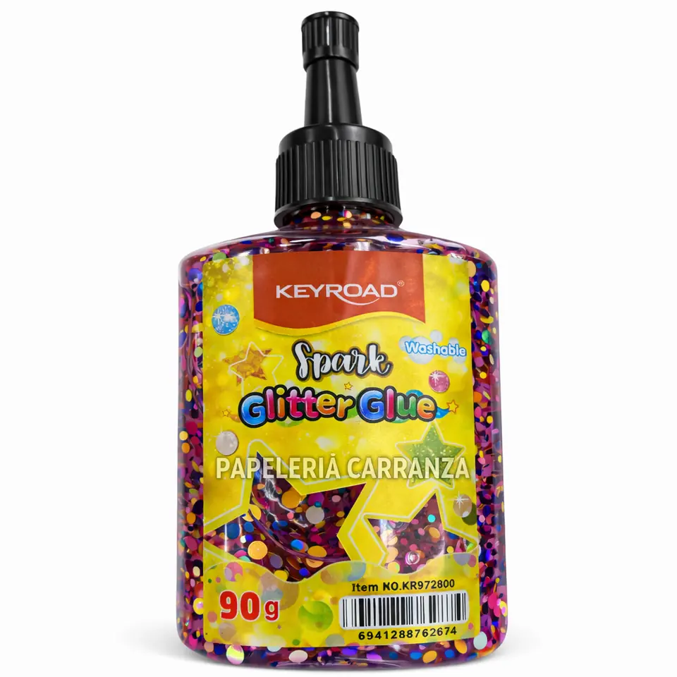Adhesivo con Glitter - KEYROAD CONFETTI 90 GR - x Unidad