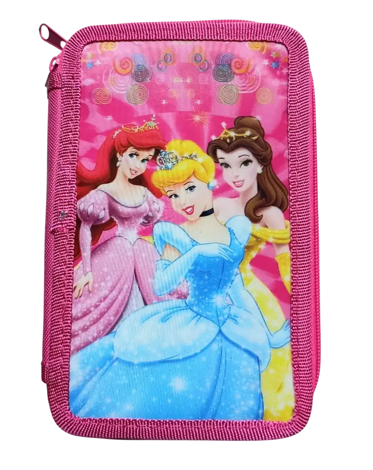 CARTUCHERAS "PRINCESAS DE DISNEY" 2 PISOS + UTILES