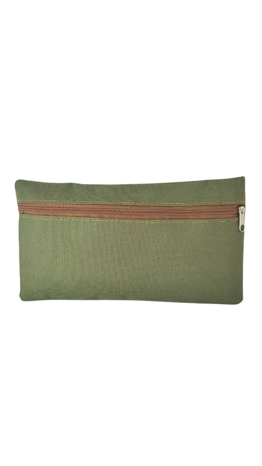 CARTUCHERAS PLANAS "VERDE" TAMAÑO MEDIANO