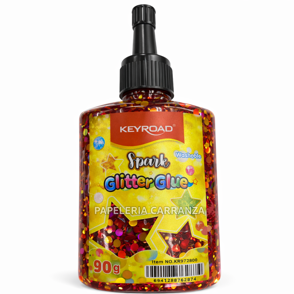 Adhesivo con Glitter - KEYROAD CONFETTI 90 GR - x Unidad
