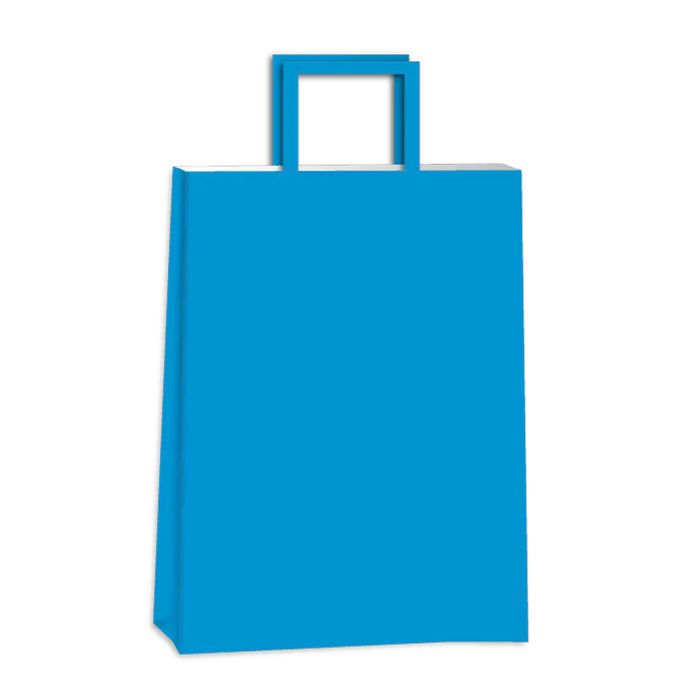 BOLSAS DE REGALO " AZUL " Tamaño 14 x 20 COLOR