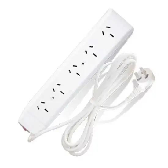 Zapatilla 5 Bocas 1.5 Metros de Cable 220v (Con Tecla de ON/OFF)