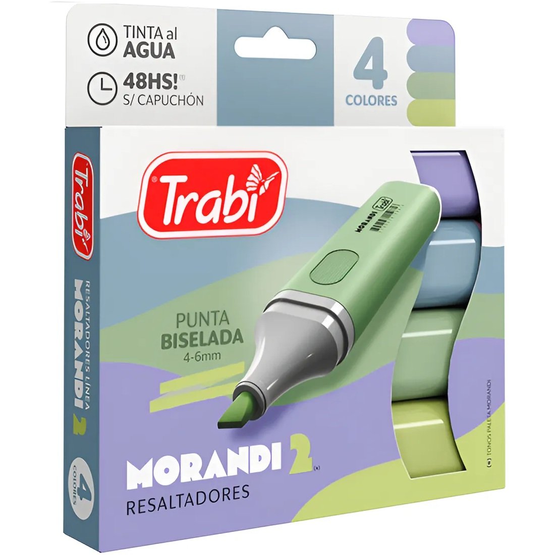 Caja Resaltadores Trabi * MORANDI (N° 2) x 4 * Chatos