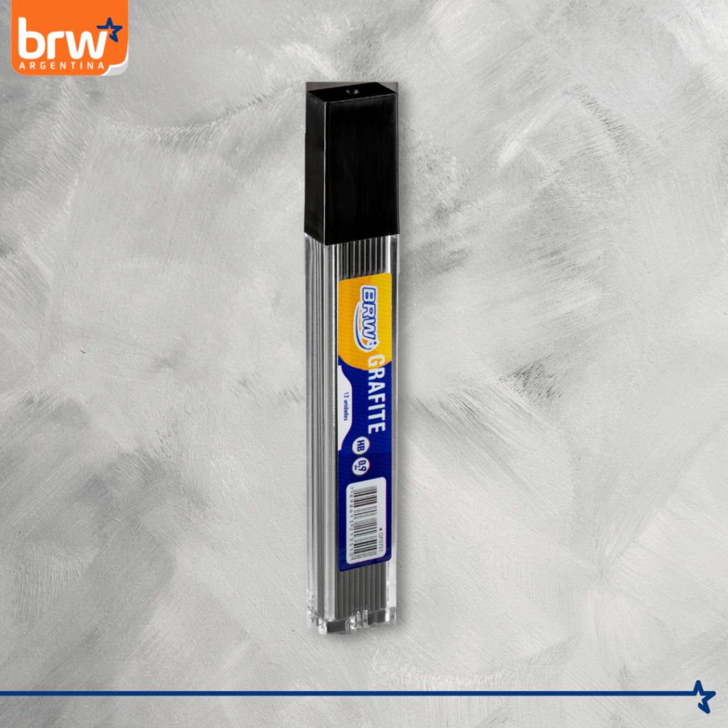 MINAS BRW 0.9mm HB x 12 UNIDADES
