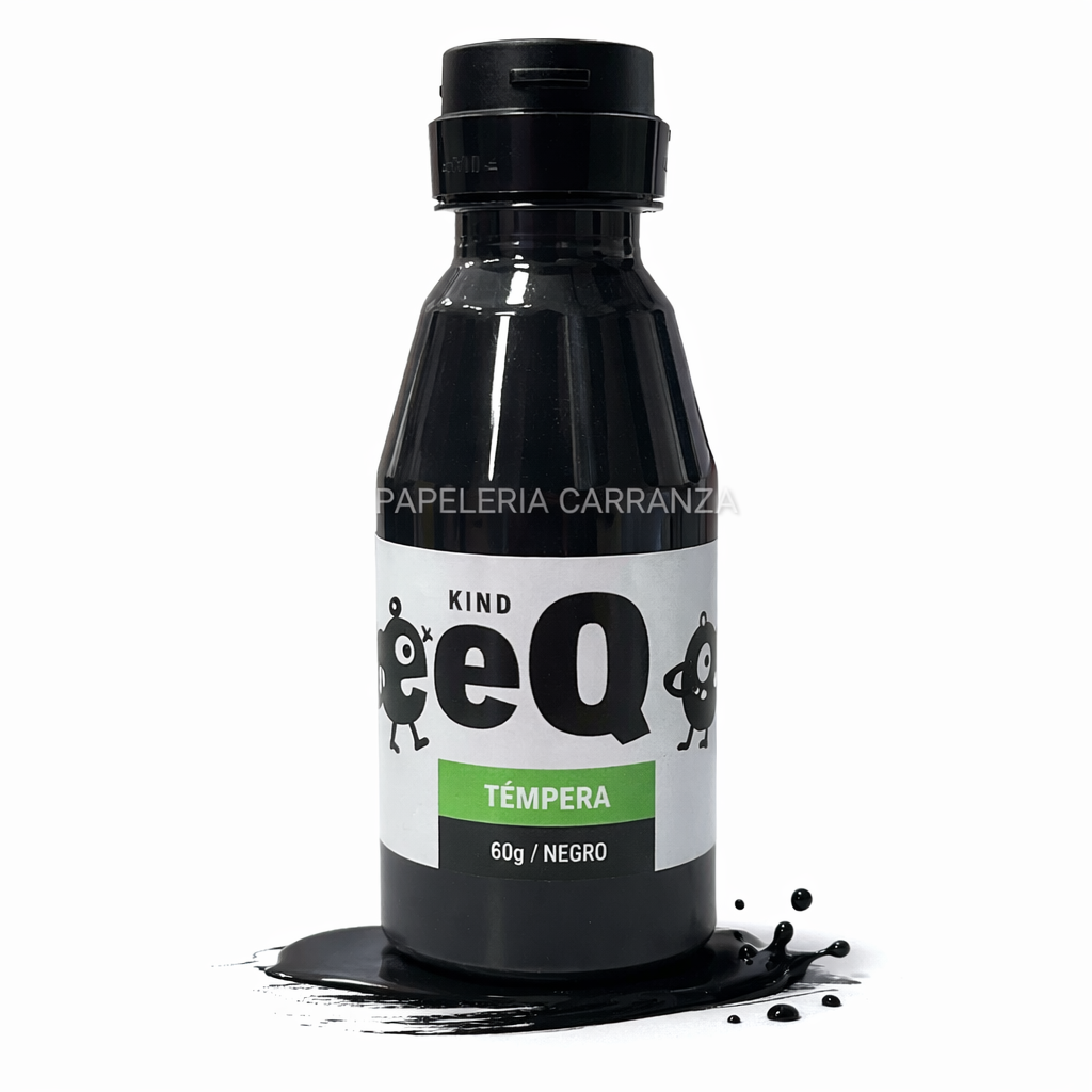TEMPERAS EN POMO EQ KIND - NEGRO - X 190 GR