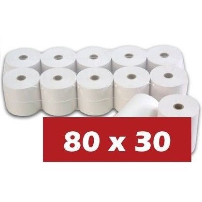 Rollos Termico 80 x 30 (x Paquete de 10 Unidades)