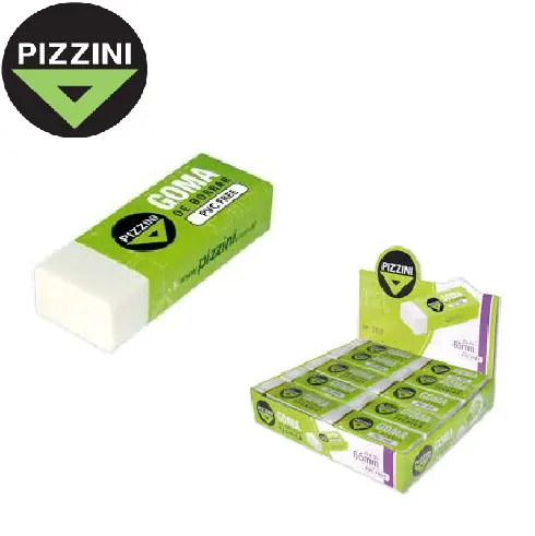 Goma de Borrar Pizzini // CHICO // 44mm P/ Lapiz (Para Dibujo)