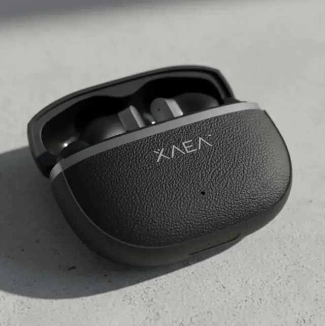 Auriculares "XAEA SIMIL CUERO 00AI NEGRO" Inalámbricos Bluetooth Premium ANC Y ENC (DOBLE CANCELACION DE RUIDO)