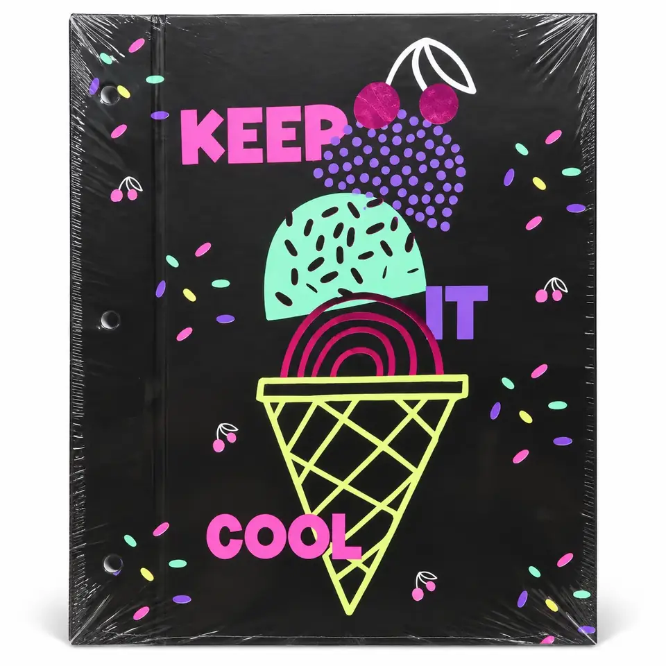 Tapa de Carpeta Escolar N3 " COOL " LOBO