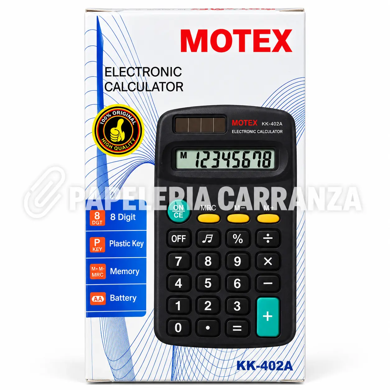 Calculadora MOTEX KK-402A - De Bolsillo